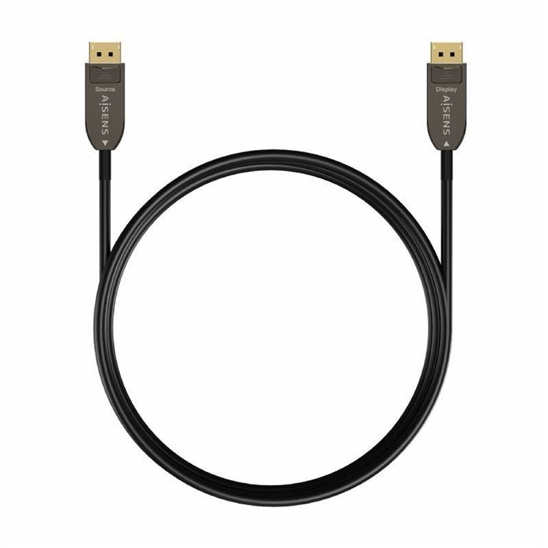 Aisens A155-0608 câble DisplayPort 20 m Noir