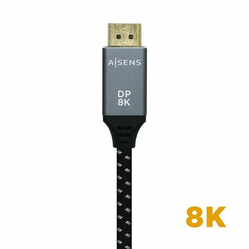 Image secondaire de Aisens A149-0438 câble DisplayPort 3 m Noir, Gris
