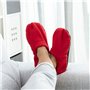 Chaussons Chauffants Micro-ondes InnovaGoods Rouge