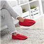 Chaussons Chauffants Micro-ondes InnovaGoods Rouge