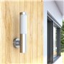 vidaXL Applique murale RVS pour intérieur et extérieur étanche