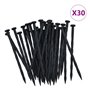 vidaXL Bordure de pelouse flexible avec 30 piquets 10 m 5 cm