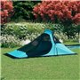 vidaXL Tente de camping 317x240x100 cm Bleu