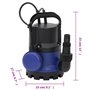 vidaXL Pompe submersible électrique pour eaux usées de jardin 400 W