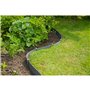 Nature Ensemble de bordure de jardin H15 cm x 10 m avec piquet gris