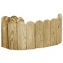 vidaXL Rouleaux de bordure 2 pcs 120 cm Bois de pin imprégné