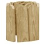 vidaXL Rouleaux de bordure 2 pcs 120 cm Bois de pin imprégné