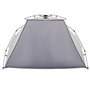 vidaXL Tente de plage 2 personnes gris libération rapide imperméable