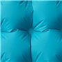 vidaXL Matelas de camping autogonflant avec oreiller 1 personne bleu