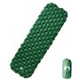 vidaXL Matelas de camping gonflable 1 personne vert 190x58x6 cm