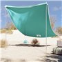 vidaXL Auvent de plage avec ancres de sable vert 214x236 cm