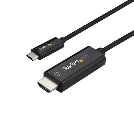 StarTech.com Adaptateur USB-C vers HDMI 3m - Câble Vidéo USB Type C vers HDMI 2.0 - 4K60Hz - Compatible Thunderbolt 3 - Converti