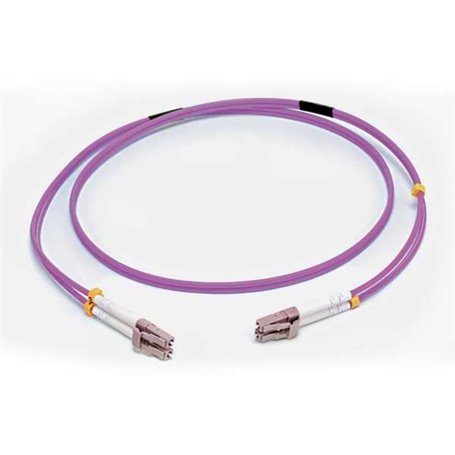 C2G 1 M CORDON DE RACCORDEMENT FIBRE OPTIQUE LC/LC OM4 LSZH - VIOLET
