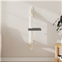 vidaXL Arbre à chat mural avec griffoir gris foncé 85