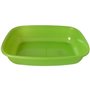 AIME Bac a litiere sans rebord - Bords arrondies - 43 x 31 x 10 cm - Pour chat