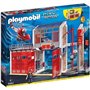 PLAYMOBIL 9462 Caserne de pompiers avec hélicoptere