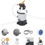 Filtre a sable BESTWAY Flowclear 3 028 L/h + pré-filtre  compatible toutes piscines de  1 100 a 18 100 L
