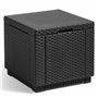 Keter Pouf de rangement Cube Graphite 213816 422801