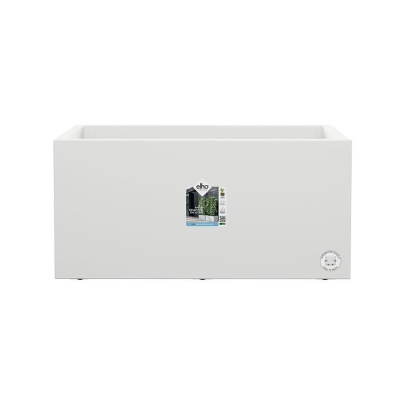 Pot Elho 59 x 30 x 29 cm Blanc Plastique Rectangulaire Moderne