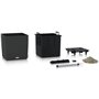 LECHUZA Jardiniere CUBE Cottage 50 ALL-IN-ONE Granite 442087