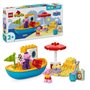 LEGO DUPLO 10432 Le Voyage en Bateau de Peppa Pig - Set de Jeu de Bain pour Tout-petits