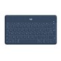 Logitech Keys-To-Go Bleu Bluetooth Français