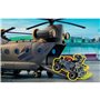 PLAYMOBIL 71149 Hélicoptere de transport des forces spéciales- - Les policiers - City Action- Unité d'élite