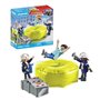 PLAYMOBIL 71465 Pompiers avec coussin de sauvetage - Action Heroes - Les pompiers - Des 4 ans