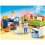 PLAYMOBIL - Maison Traditionnelle - Chambre d'enfant avec canapé-lit - Bleu - 4 ans et plus