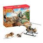 schleich WILD LIFE Hélicoptère pour sauvetage d'animaux