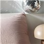 Parure de lit - TODAY - 123667 - 2 personnes - 260x240cm - Gaze de coton unie - Rose des sables