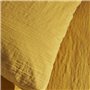 Parure de lit - TODAY - 123668 - 2 personnes - 240x220cm - Gaze de coton unie - Ocre