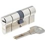 Cylindre haute sécurité YALE Série 2100 débrayable 35x35 mm nickelé