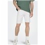 Shorts pour Hommes Only & Sons Onsply 9297 White Blanc