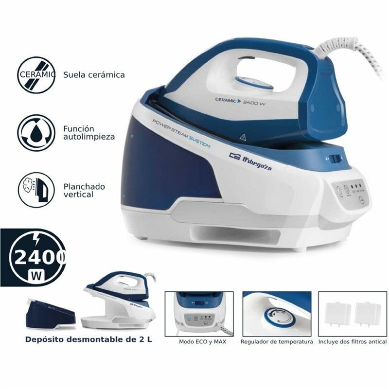 Image secondaire de Fer à repasser générateur de vapeur Orbegozo VP 8600 2400 W