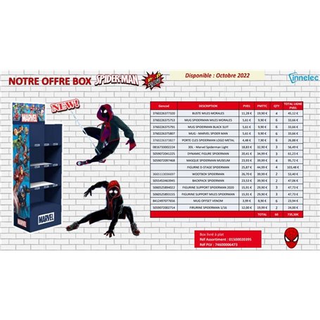 $ASSORTIMENT SPIDERMAN V3 58pcs