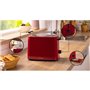 Toaster - BOSCH - TAT3M124 MyMoment - Rouge mat - 2 tranches - centrage automatique du pain - fonctions décongélation et