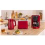 Toaster - BOSCH - TAT3M124 MyMoment - Rouge mat - 2 tranches - centrage automatique du pain - fonctions décongélation et