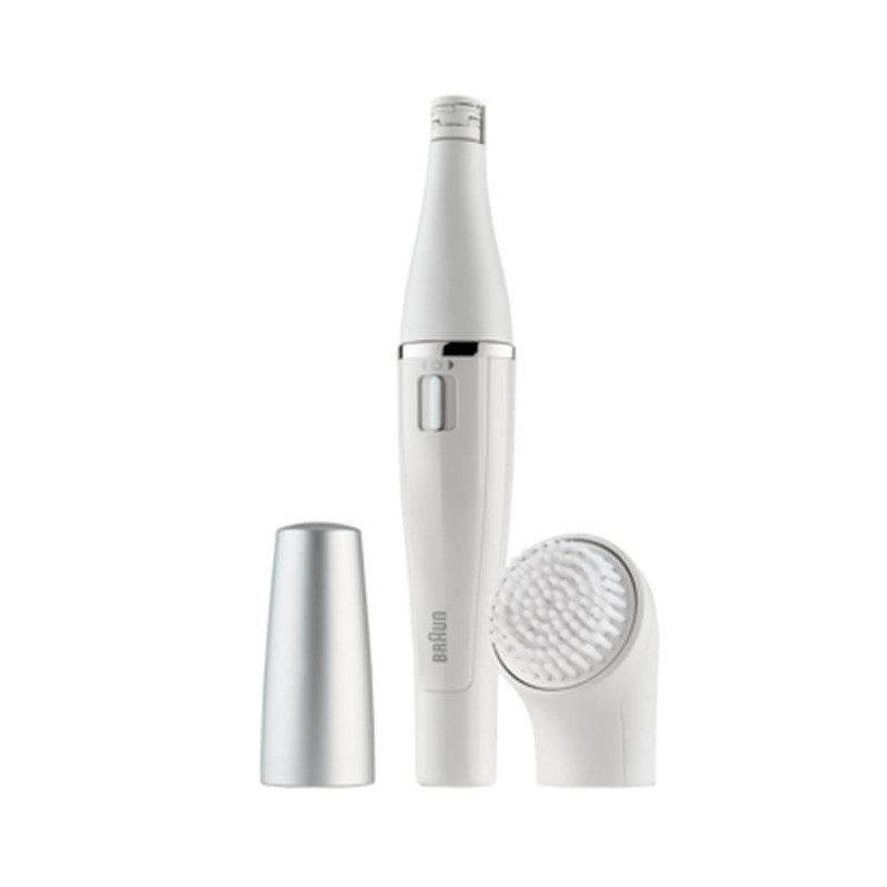 Braun FaceSpa 810 Épilateur Électrique Femme Visage et Épilation, Brosse Nettoyante, Pour Épilation et Nettoyage Du Visage