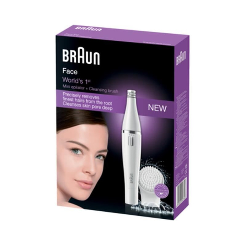 Image secondaire de Braun FaceSpa 810 Épilateur Électrique Femme Visage et Épilation, Brosse Nettoyante, Pour Épilation et Nettoyage Du Visage