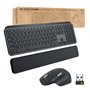 Logitech MX Keys combo for Business Gen 2 clavier Souris incluse RF sans fil + Bluetooth AZERTY Français Graphite