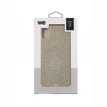 ***We coque de protection PAILLETTES APPLE IPHONE XR Or