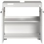 Meuble sous vasque AMANDA - 2 portes - L60 x H56 x P34 cm - Blanc - TRENDTEAM