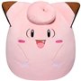 Peluche - BANDAI - Pokémon - Squishmallows 50 cm - Mélofée (Clefairy) - Grande peluche ultra-douce - Licence officielle Pokémon