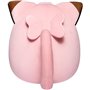 Peluche - BANDAI - Pokémon - Squishmallows 50 cm - Mélofée (Clefairy) - Grande peluche ultra-douce - Licence officielle 