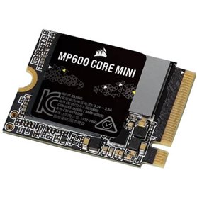 Disque dur Corsair Force MP600 CORE MINI 1 TB SSD SSD interne - CORSAIR - MP600 Core Mini 1To M.2 NVMe PCIe x4 Gen4 2 SSD - M.2 2230 - Jusqu'a 5.000 Mo/s - Noir