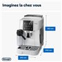 Machine expresso broyeur DELONGHI Magnifica Start ECAM220.61.W - Blanc inox - machine a café a grains