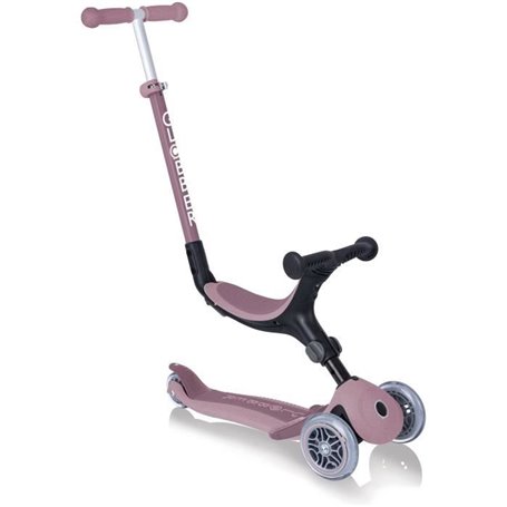 Trottinette 3 roues évolutive - GLOBBER - ACTIVE ECOLOGIC - Framboise - Plastique recyclé - Porteur - Siege large - 15 mois a 9