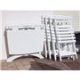 Chaise pliante Miami - GROSFILLEX - Blanc - Résistante aux intempéries et peu encombrante