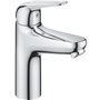 Mitigeur monocommande lavabo - GROHE Swift - 24329001 - Chromé - Taille M - Ouverture Eau Froide - Economie d'eau - Vidage clic